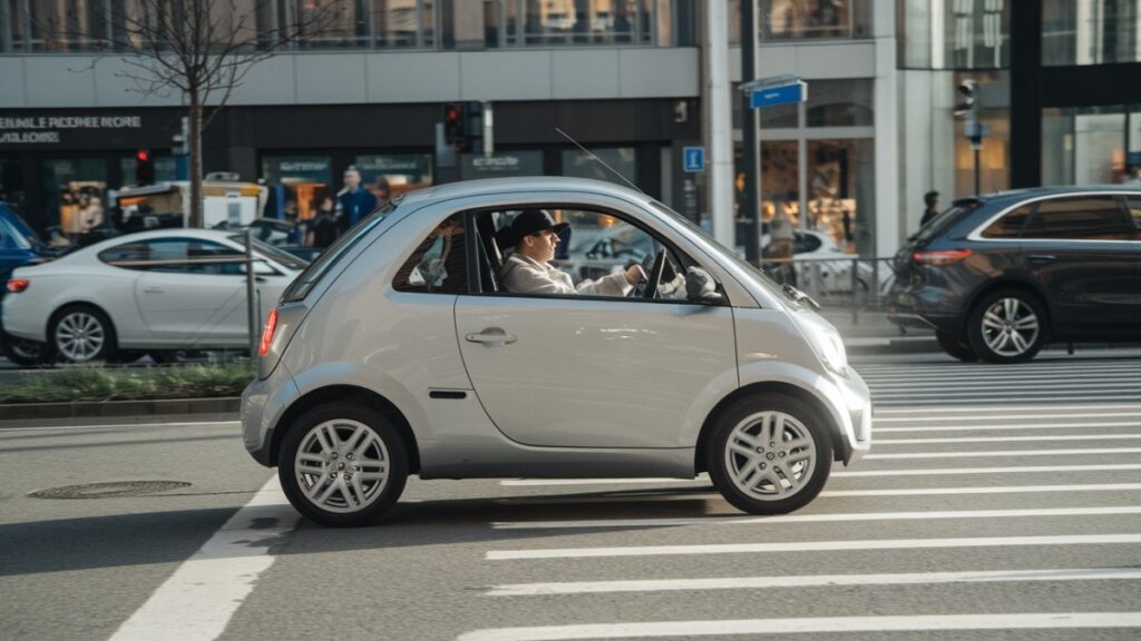 Citadine en circulation
