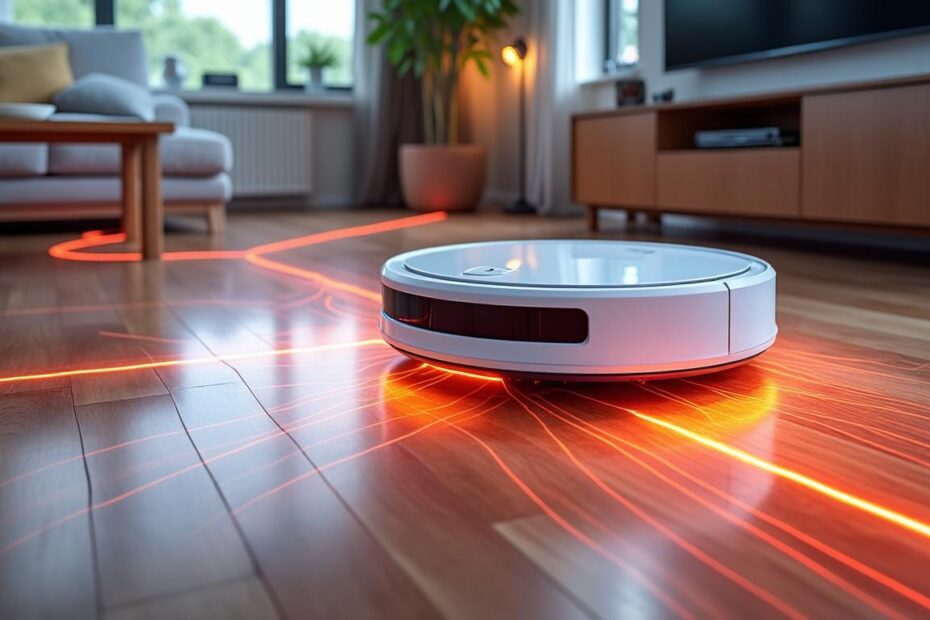 découvrez comment la cartographie infrarouge des pièces optimise la navigation des robots domestiques pour un nettoyage précis et efficace.