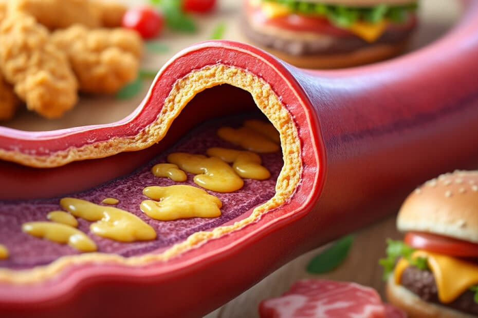 découvrez comment l'accumulation de plaques d'athérome est liée à un mauvais cholestérol et à une alimentation inadéquate, et apprenez à prévenir les risques cardiovasculaires.