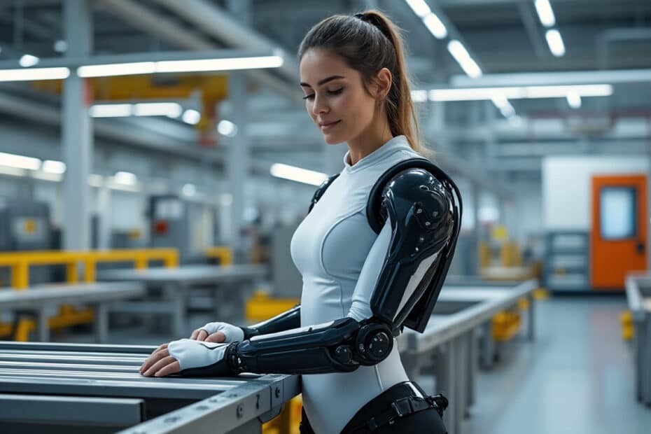 découvrez comment l'exosquelette portable peut réduire efficacement la fatigue musculaire, améliorant ainsi le confort et la performance lors d'efforts physiques prolongés.