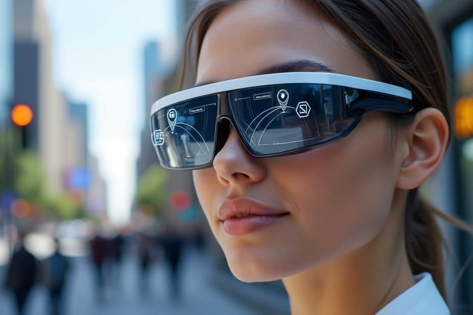 découvrez comment la navigation piétonne en réalité augmentée révolutionne l'expérience utilisateur grâce aux lunettes connectées, offrant un guidage précis et immersif pour vos déplacements quotidiens.