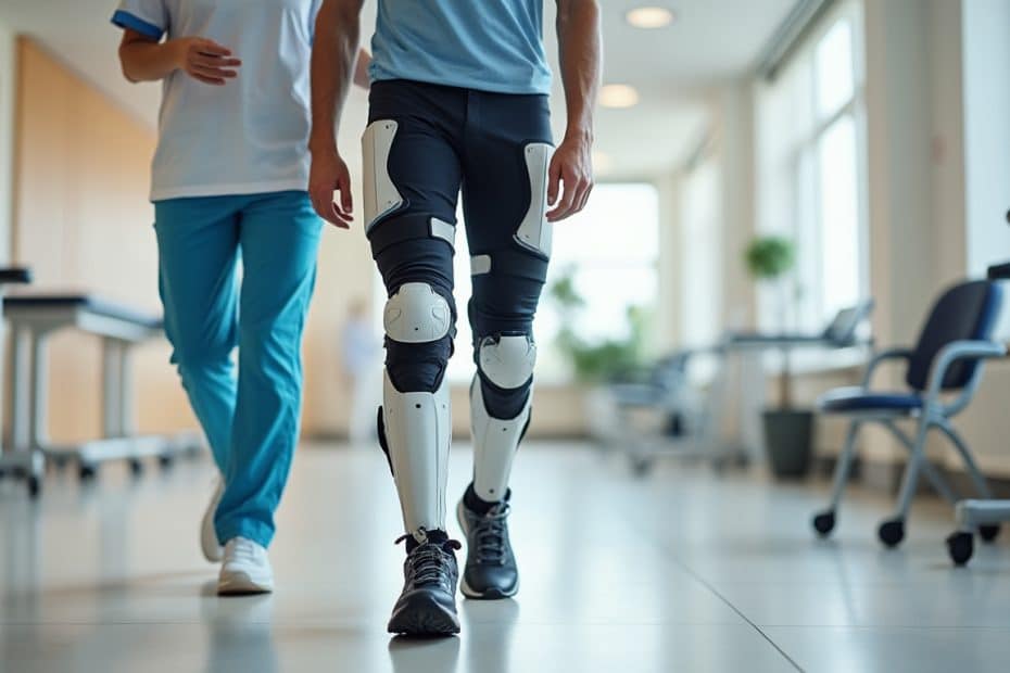 découvrez comment l’exosquelette portable accompagne la rééducation de la marche et aide les patients à retrouver mobilité et autonomie.