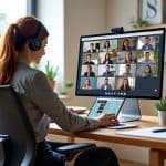 découvrez comment l'organisation de visioconférences régulières optimise la gestion du télétravail et renforce la communication au sein des équipes à distance.